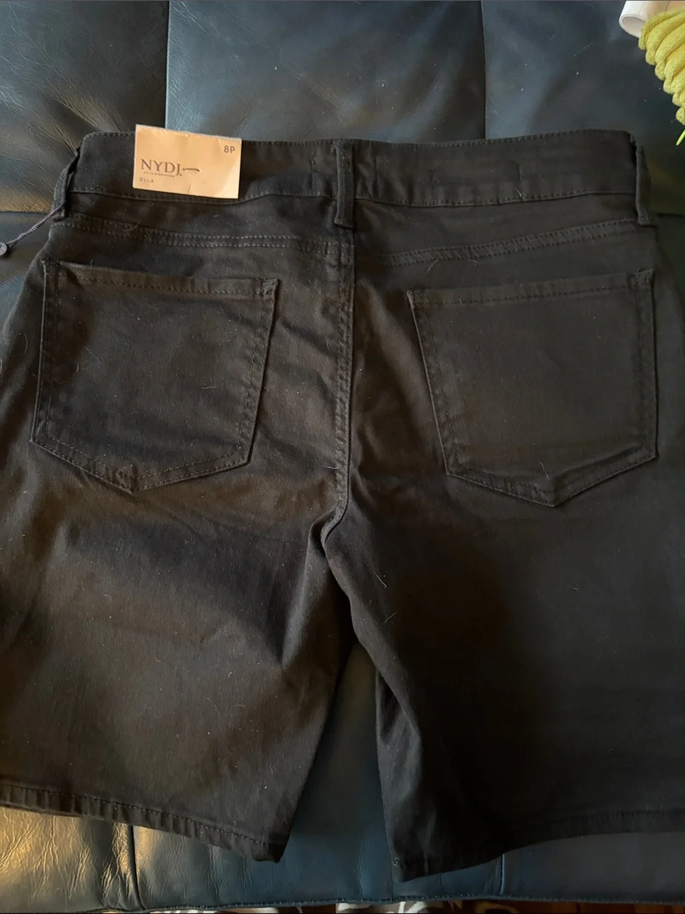 NYDJ Black Stretch Bermuda Shorts